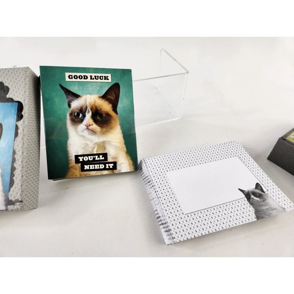 20 GRUMPY‎ CAT No Note Cards Envelope Set Internet Meme Funny Kitty Feline Art